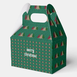Merry Christmas Modern & Elegant  Favour Box