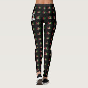 Merry Christmas Modern & Elegant Leggings