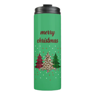 Merry Christmas Modern & Elegant Thermal Tumbler