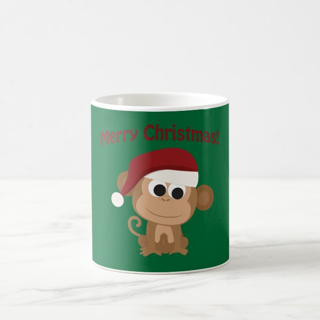 Merry Christmas! Monkey Coffee Mug (Center)