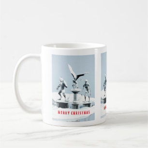 Merry Christmas. Monster ice sculptures Coffee Mug