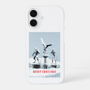 Merry Christmas. Monster ice sculptures iPhone 16 Case
