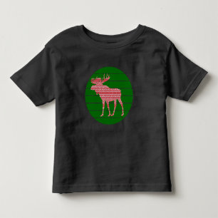 MERRY CHRISTMAS MOOSE DEER TODDLER T-Shirt