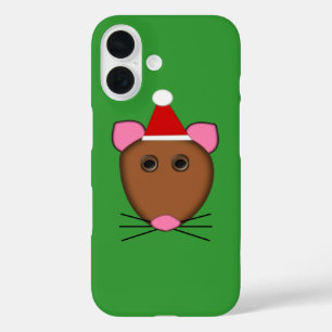 Merry Christmas Mouse iPhone Case