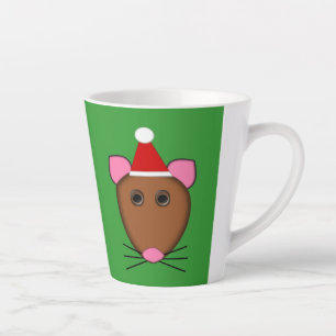Merry Christmas Mouse Latte Mug