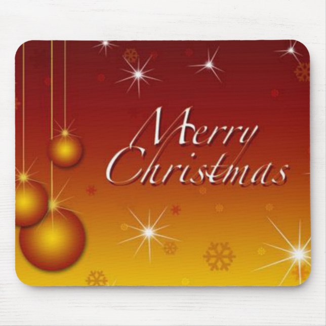 Merry Christmas Mouse Pad (Front)