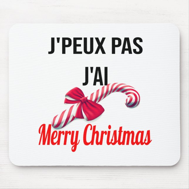 Merry Christmas Mouse Pad (Front)