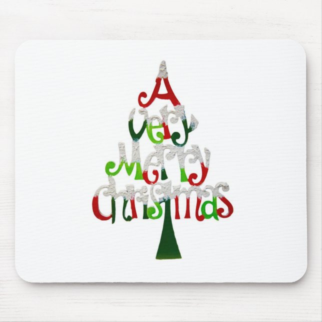 Merry Christmas Mouse Pad (Front)