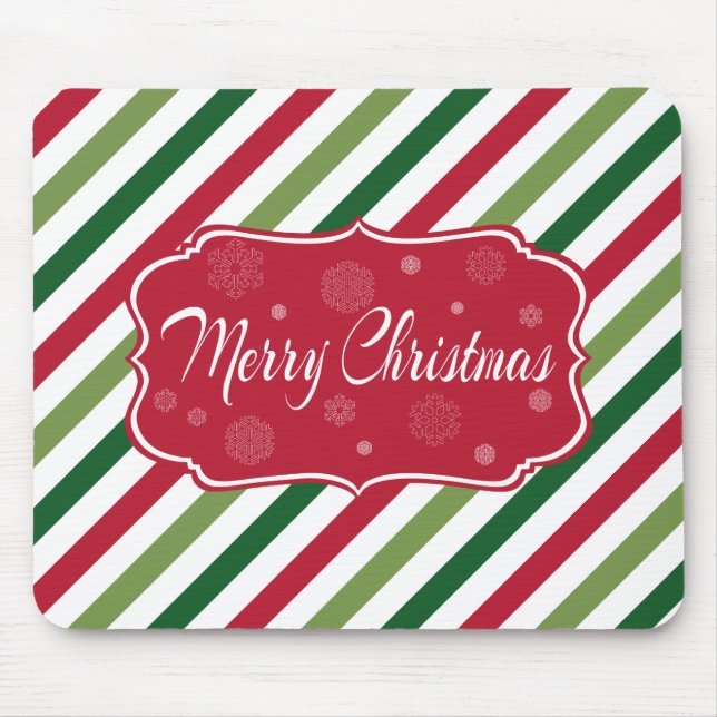 Merry Christmas Mouse Pad (Front)