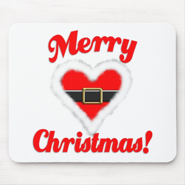 Merry Christmas Mouse Pad (Front)