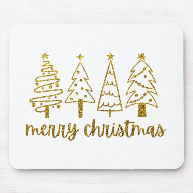 Merry Christmas Mouse Pad (Front)