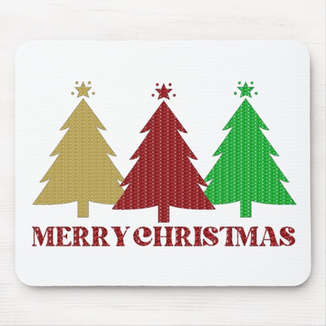 Merry Christmas Mouse Pad (Front)