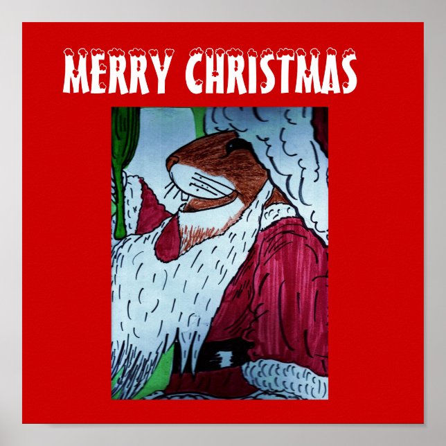 MERRY CHRISTMAS MOUSE poster (Front)