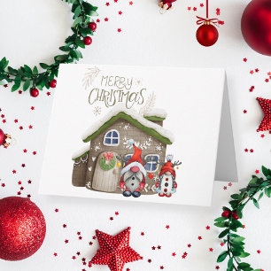 Merry Christmas Mr and Mrs Gnome    Card