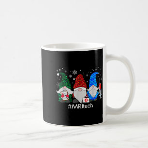 Merry Christmas Mri Tech Gnomes Cute Xmas Leopard  Coffee Mug
