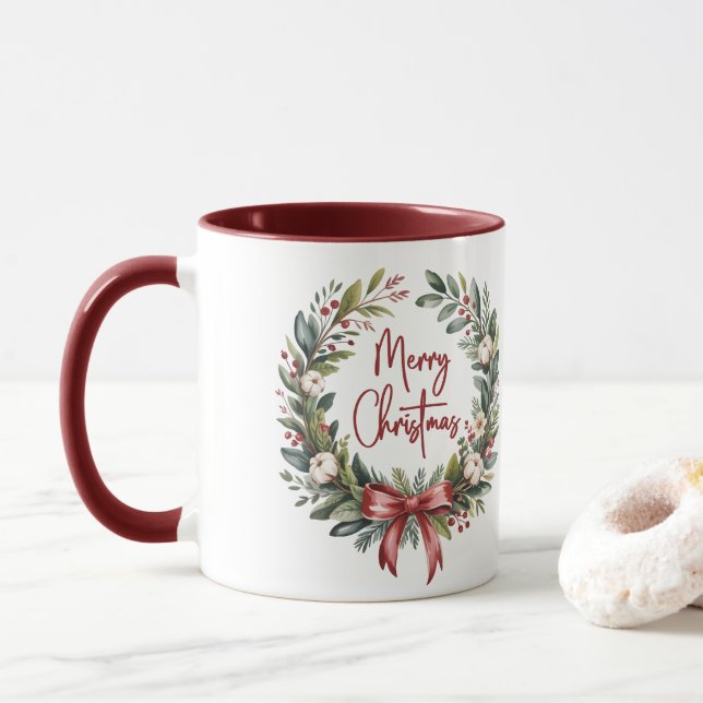 Merry Christmas Mug (With Donut)