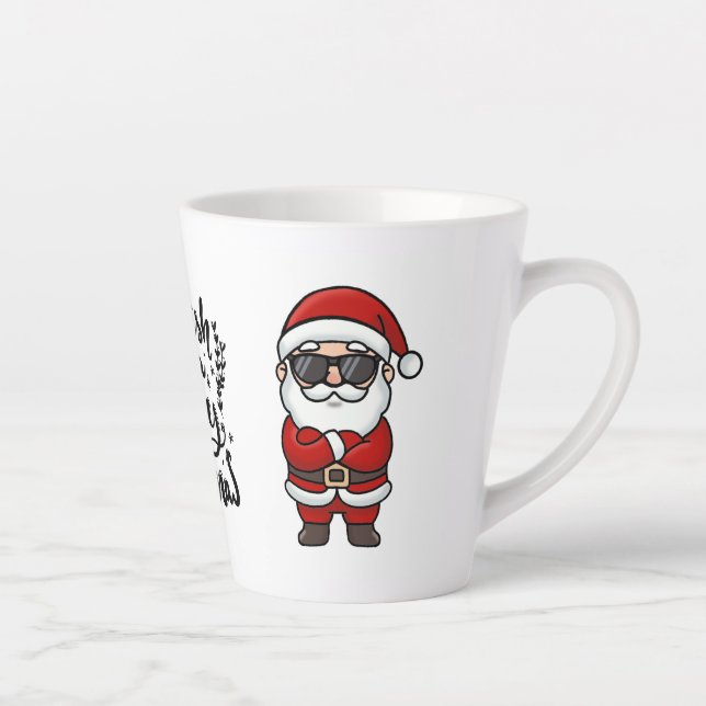 Merry Christmas Mug - Cool Santa  (Right)
