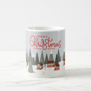 Merry Christmas Mug Festive Holiday