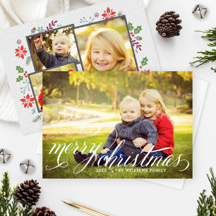 Merry Christmas Multi-Photo Holiday Card