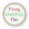 Merry Christmas Mum Colourful Gift Magnet