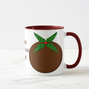 Merry Christmas Mum Custom Pudding Mug