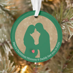 Merry Christmas Mummy & Daddy See you in 2026 Ornament