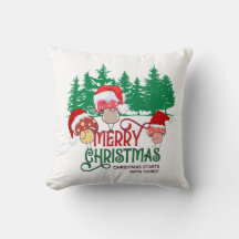 MERRY CHRISTMAS MUSHROOMS in Forest