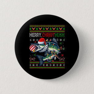 Merry Christmas Musky Santa Musky Xmas Costume Fis 6 Cm Round Badge
