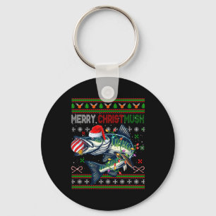 Merry Christmas Musky Santa Musky Xmas Costume Fis Key Ring