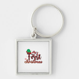 Merry Christmas My First Christmas Key Ring