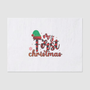 Merry Christmas My First Christmas Tissue Paper