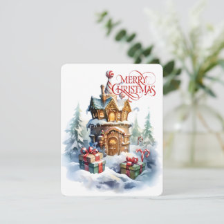 merry christmas my ginger house design holiday card
