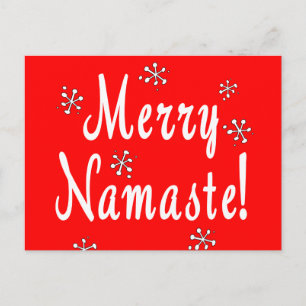 Merry Christmas Namaste Gifts Holiday Postcard