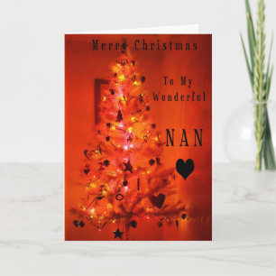 Merry Christmas Nan Holiday Card