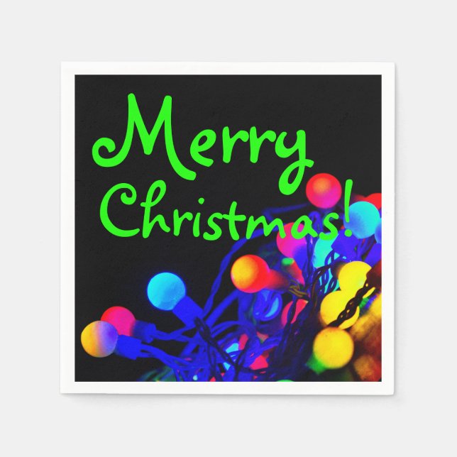 Merry Christmas Napkin (Front)