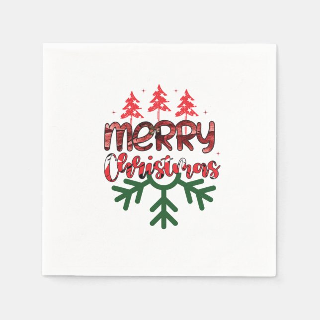 Merry Christmas Napkin (Front)