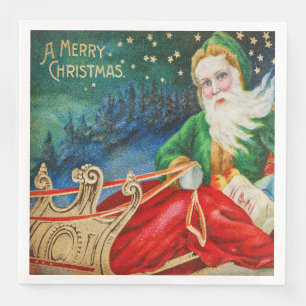 Merry Christmas Napkin or Decoupage paper