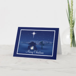 Merry Christmas Nativity Card