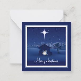 Merry Christmas Nativity Card
