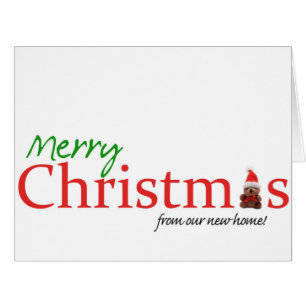 Merry Christmas - New Address Christmas Card
