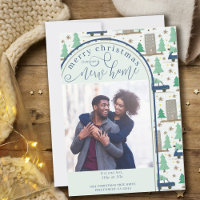 Merry Christmas New Home Photo Car and Apartment