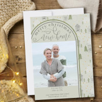 Merry Christmas New Home Photo Pine Village Moving