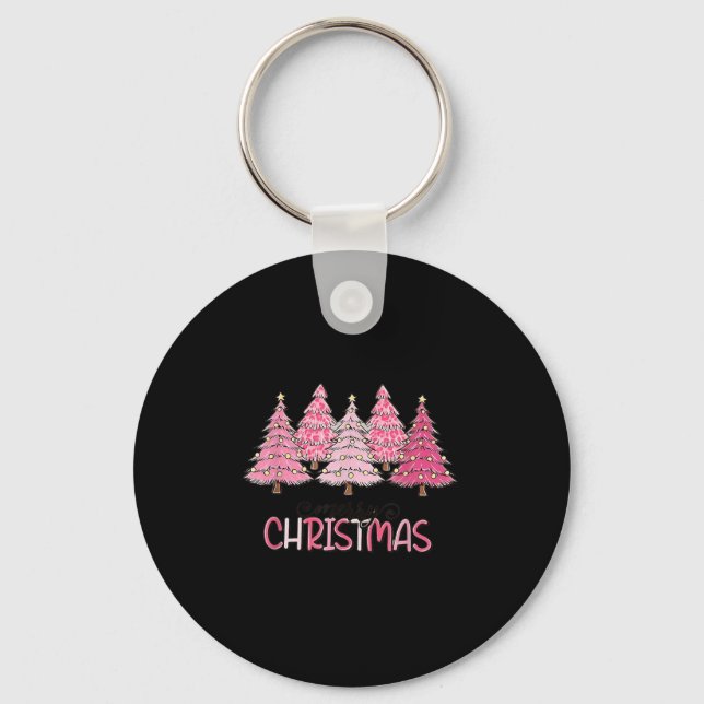 Merry Christmas Nk Christmas Tree Nk Christmas Cos Key Ring (Front)