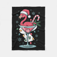 Merry Christmas Nk Flamingo Wine Drinking Lights X