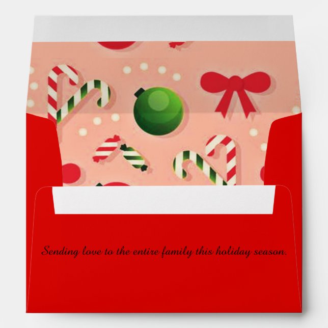 Merry Christmas North Pole Envelope (Back (Bottom))