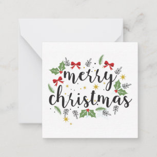 Merry Christmas , Note Card, Greeting card
