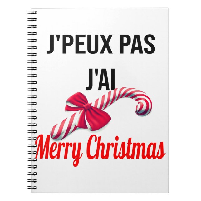 Merry Christmas Notebook (Front)