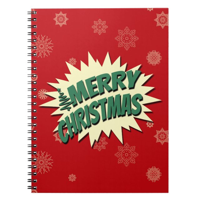 Merry Christmas Notebook (Front)