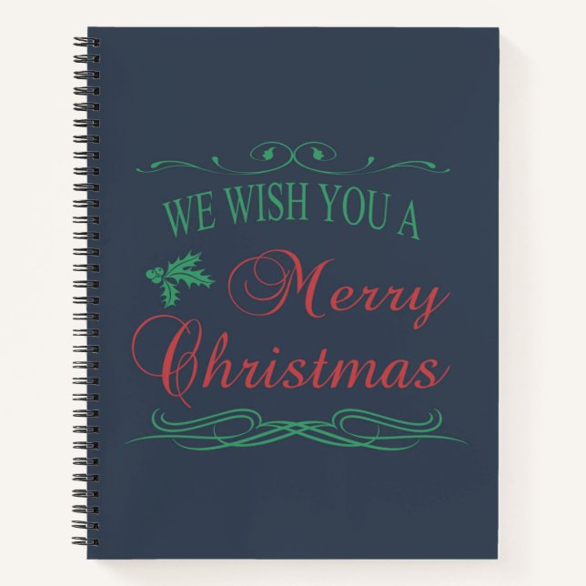 Merry Christmas Notebook (Front)