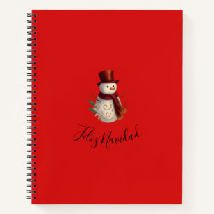 Merry Christmas Notebook - Feliz Navidad